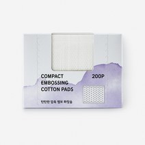 [JAJU/자주] 탄탄한 압축 엠보 화장솜_200P, 기타, FR