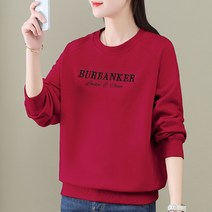 라운드 여성 맨투맨 가을 얇은 긴팔 하늘비즈 C11 Y461Y347