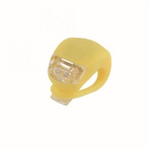 AG10 배터리 자전거 전면 LED 라이트 경고등 실리콘 헤드 방수 사이클링 액세서리 CR2032, 02 Yellow-Yellow Light