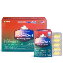알티지 오메가3 영양제 혈액순환 손저림 혈행개선영양제 알래스카 rTG오메가3 오메가3영양제 혈관건강 기억력개선 눈건강 노안 EPA DHA, 부광 에스키모 알티지 오메가3 120캡슐
