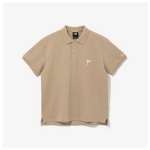 뉴에라 M 뉴에라반팔티 NQC 13196649 뉴에라 골프 피케 셔츠 베이지