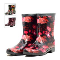 [투명 방한 여자 반장화] 털 장화 겨울장화 선상 낚시장화 방한 스파이크