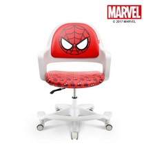 (LOGOSTORY MARVEL 마블 스파이더맨 학생 컴퓨터의자 화이트프레임(발받침형) 블루 학생/블루/화이트프레임/스파이더맨/마블/컴퓨터의자/발받침형