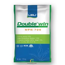 [코리아아그로] 파머스케어 더블윈 10kg 밑비료 밑거름 퇴비 대용 토양개량 복합비료 고토 미량요소 유기물 뿌리발근 수확량 향상 고추 배추 마늘 양파 오이 고구마 감자 대파, 더블윈10kg(코리아아그로정품)