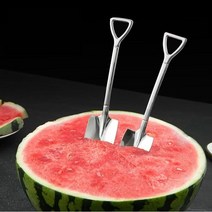 디저트스푼 삽스푼 4개 귀여운스푼 과일스푼 카페스푼, 삼각형 2개 + 사각형 2개