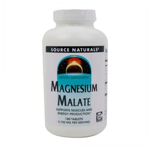 소스내츄럴스 마그네슘 말레이트 사백미리 백팔십정