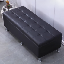 병원 대기실 쇼파 학원 병원 대기소파 스툴, 라이트 그레이 503035cm (수납)