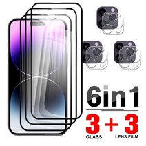 iphone 아이폰 호환 케이스 14 pro max plus 6in1 전체 커버 강화 유리 for 13 13 ipone 13 13 mini screen 카메라 보호 필름