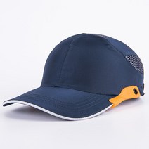 야구 범프 캡 네이비 블루 안전 보호 반사 스트립 포함, 02 Style1-Navy Blue_01 M