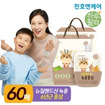 [천호엔케어] 튼튼쑥쑥 어린이 녹용홍삼 40ml 30팩 2박스, 상세 설명 참조, 상세 설명 참조