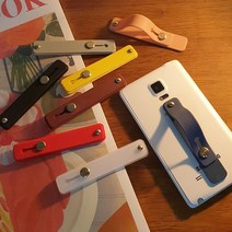 짱자마켓_슬림한 휴대폰 핑거 그립 손가락 걸이 폰 거치대 그립톡 핑거그립 휴대폰악세사, 레드