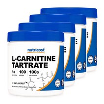 L-카르니틴 타르트레이트 100g 4병, 4개, 단품
