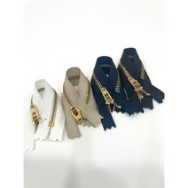 YKK METAL FASTENER 지퍼 청바지나 데님자켓 바지지퍼, 6.0INCH, 화이트