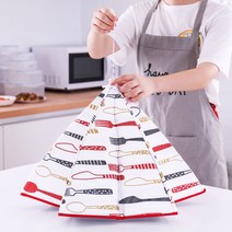 Pyunri 원터치 밥상커버 밥상보 보온기능 식탁덮개 상덮개, 그린