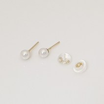전체 14K 금 스와로브스키 진주 여성 왕진주 귀걸이 3 4 5 6 10 12 mm 한쌍