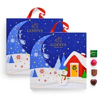 [고디바] 2022 크리스마스 블루 어드벤트 캘린더 초콜릿, 1개, 1개