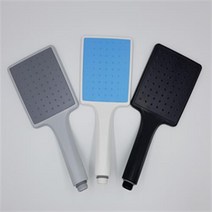 국산 샤워기헤드 다솜 마이크로 버블 시원한 소나기 물줄기 넓은 사각헤드 3종, 흰색(블루)