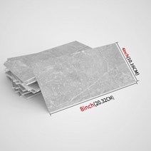 자체 접착 벽지 껍질과 스틱 패널 스티커 비닐 폼 장식 backsplash 파란색 대리석 타일 4quot x 8quot 주방 백스플래시, 4x8inchx64pcs, sjm03