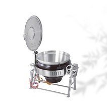 린나이 업소용 가스 회전식 국솥 내피 알루미늄 150인용 55L 단체급식 뚜껑일체형 RSK-150A, LNG도시가스