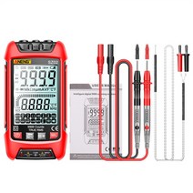 전기요금 측정기 가정용 SZ02 스마트 디지털 멀티 미터 9999 카운트 실제 RMS 자동 전기 커패시턴스 DC AC, [02] SZ02 red