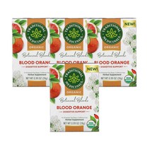 트레디셔널메디시널 블러드 오렌지 28g 14티백 Traditional Medicinals Botanical Blends Blood Orange, 4팩