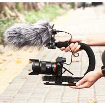 손떨림 방지 흔들림 카메라 짐벌 DSLR 안정기, 블랙, PU3005_UC짐벌, 1개