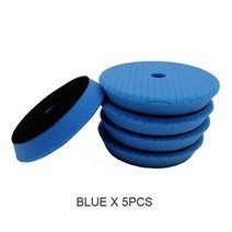 폴리셔 광택기 자동차 디스크 인치 자동 폴란드어 패드 바디, 12.Blue x5pcs - 6lnch Backer