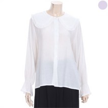 [파파야] GD01 빅 둥근 칼라 블라우스 PNNRBL003A