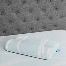 템퍼페딕(Tempur-Pedic) Tempur-Pedic 템퍼-브리즈 쿨링 넥 메모리 폼 미디엄 펌 필로우 화이트 172075, PILLOW, Cooling