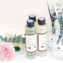 디퓨저 생화 꽃 작약 라일락 150ml 리필 제주도 동백 향 78가지 호텔 라스 부향률 예쁜 집들이 선물, 복숭아