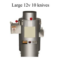 밤까는기계 생밤 까기 밤껍질 밤깍는 알밤 밤나무 탈곡기 5500W 220v 소형 껍질 벗기는 기계, 02 12v10 knife