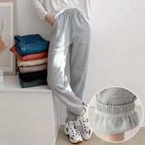 비비드글램 로우 기모 조거 팬츠 7color / 트레이닝 밴딩팬츠