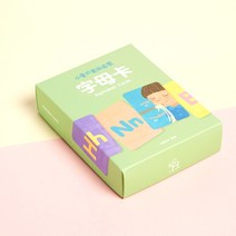 조기 교습 투명 낱말 카드 교구 걸이 영어 플래시 수납 홀더 인식 벽걸이 한글 암기 소품, A.코끼리 이니셜 카드 + 1개