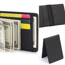 머니클립 카드지갑(블랙) 남자대학생지갑 50대아빠지갑 30대남성선물