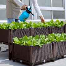 폴라도레 베란다 텃밭 화분 플랜트 박스 상자 미니 대형 옥상 화단, 1.(1단 x 1칸) 40x40x23cm