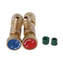 2pcs 안전 밸브 R410A R22 에어컨 퀵 커플러 커넥터 어댑터