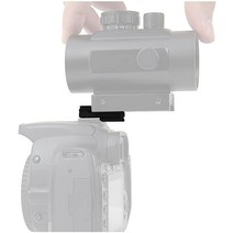 Astromania DSLR 카메라의 플래시 슈용 플레이트 - DSLR 카메라에 1X40RD 반사 레드 그린 도트 사이트 장착