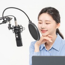 너츠 올인원 프로페셔널 유튜브 마이크 NUTZ NM-100, NM-100 블랙