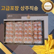 [고급선물포장] 팔도명물 상주 반건시 곶감 실속형 프리미엄 선물형 선물세트 최고급 최상품 개별포장, (40과-중과) 상주곶감 반건시 선물세트