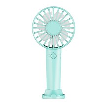 높이조절탁상용선풍기 게이밍 선풍기Xiaomi-USB 휴대용 미니 강풍 소형 선풍기 USB 충전식 기본 포함 책, 02 Blue, 한개옵션1