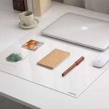 윈스타 투명 데스크 매트 A3 책상 고무 깔판 고무판, 고투명