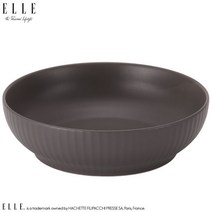 엘르 라플레르 도자기 공기 대접 홈세트 모음, 라플레르라지멀티볼(씨크그레이), 1개