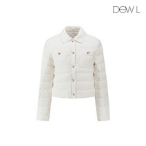 듀엘 여성 카라넥 숏 구스다운 경량패딩 롱패딩