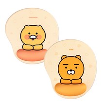 마우스패드 손목보호 마우스패드 카카오프렌즈 라이언 어피치 춘식이, 라이언1개+춘식이1개
