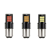 전차종 24발 LED 깜빡이등 브레이크등 미등 2개1세트, 레드 싱글 2개1세트, 2개