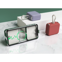 SAMARA 다용도 핸드백 접이식 보조 배터리 4000mAh 생산국가출고품, 레드, iphone