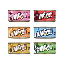 미아오캔 콤보 80g x 24개입, 참치+연어 80g x 24개입