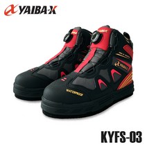 자바낚시 야이바엑스 갯바위단화신발 레드드래곤 KYFS-03 /핀펠트+고무밑창 세트구성/밑창교체용 낚시단화 낚시화, 레드드래곤(사이즈 270mm)