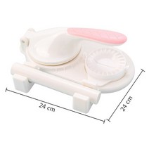 만두틀 만두 금형 DIY 식품 등급 PP 기계 장비 새로운 주방 도구 메이커 쉬운, 24CM-White