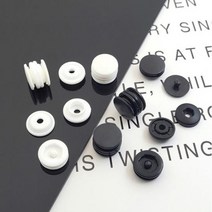 목걸이 악세사리 크록스지비츠 자비츠, 원단 똑딱이 단추/화이트